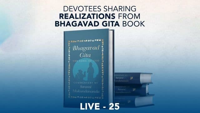 SMEx Session 25 - Devotees Sharing Realizations from Bhagavad Gita Book