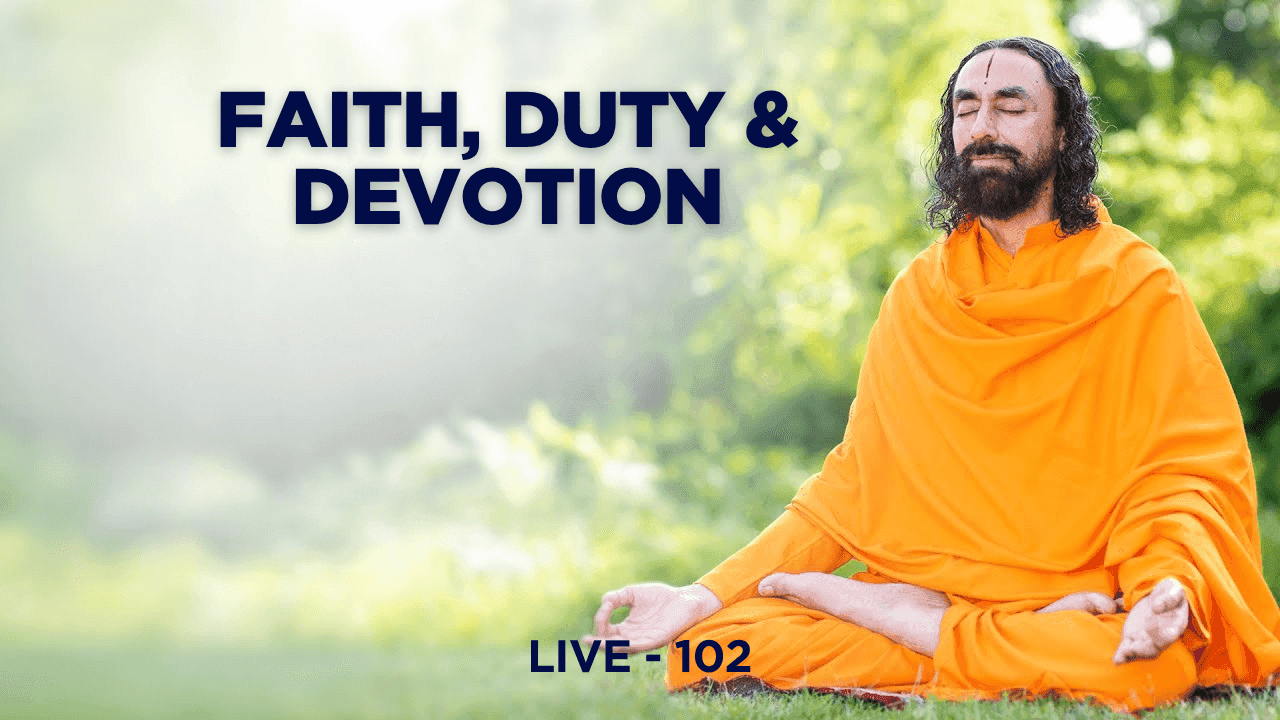 SMEx Session 102 - Q/A with Swami Mukundananda