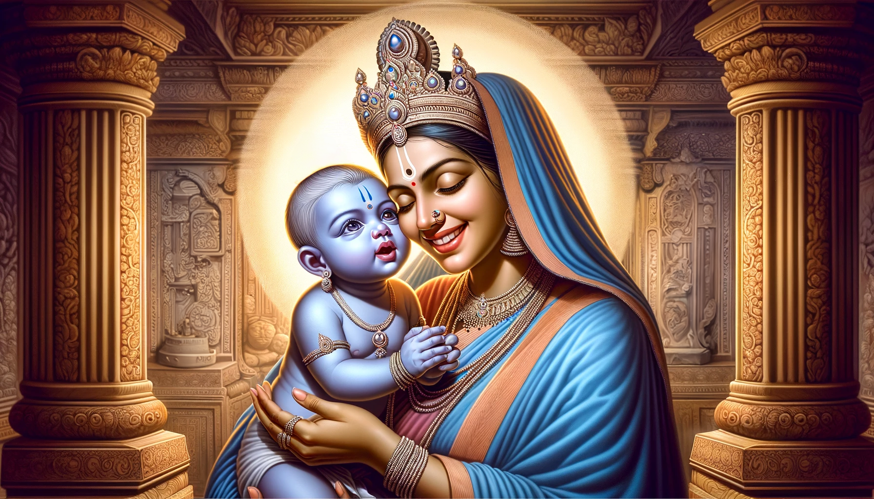 Baby Ram appearance - Ram Janma