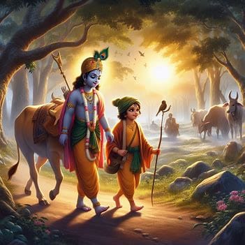 Lord Krishna graced Sudama on Akshaya Tritiya