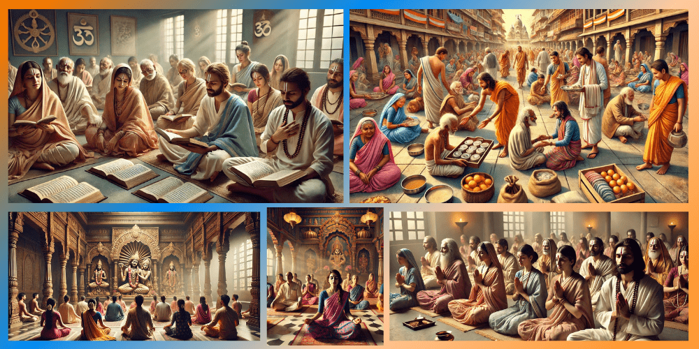 "Activities to Promote Spiritual Growth During Kartik Maas"