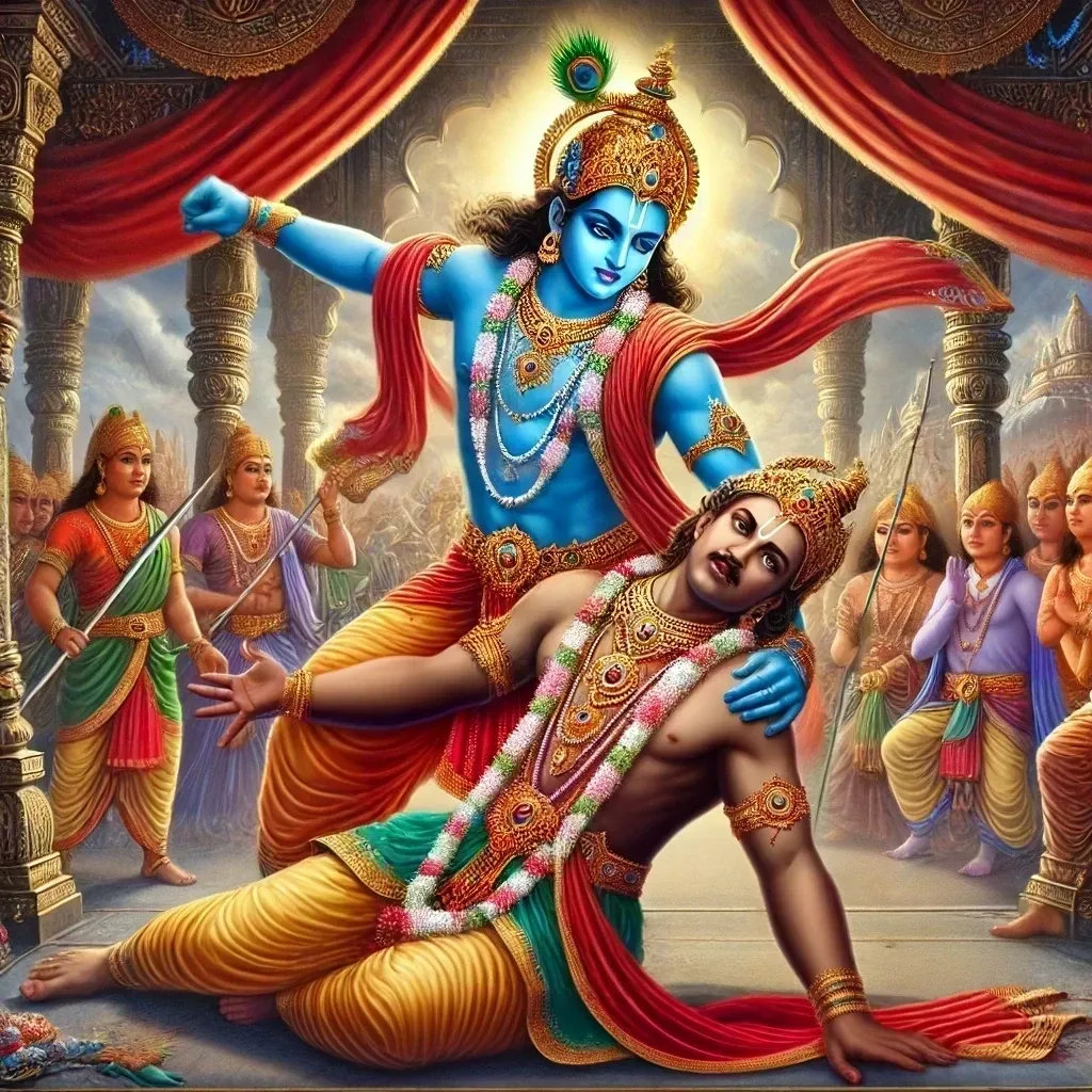 The Divine Power of Shree Krishna: How He Conquered Kansa