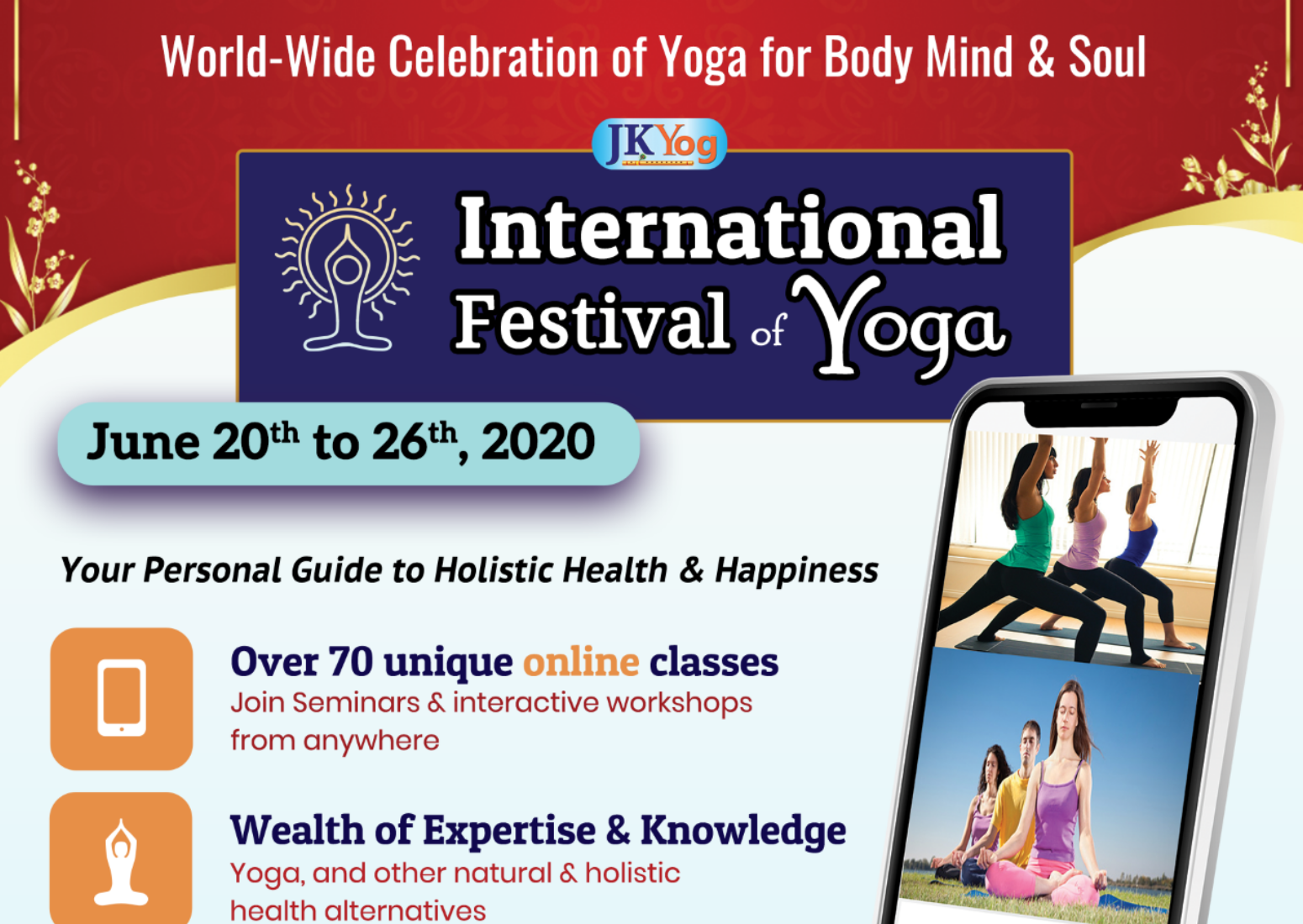 JKYog hosts international yoga festival June 20-26, 2020, a global initiative 