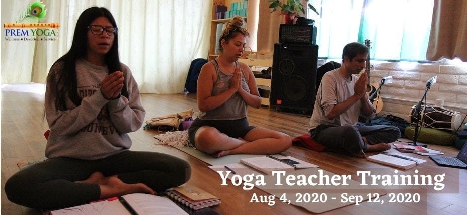 People Praying during Yoga Teachers Training