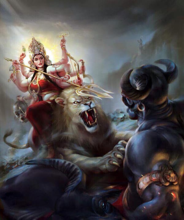 Navratri: Celebrating the Triumph of Goddess Durga Over Mahishasur